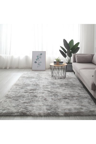Generic Brand Пухкав килим тай-дай 160x230, Мек килим за всекидневна, Полиест...