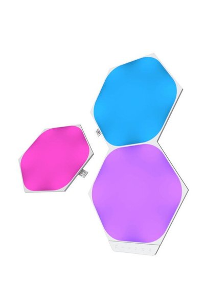 Nanoleaf Panouri luminoase modulare inteligente pentru extindere, forme hexag...