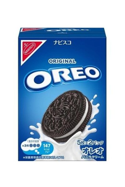Oreo Original Vanilla Cream Biscuits (5 cookies x 2 packs) 97g