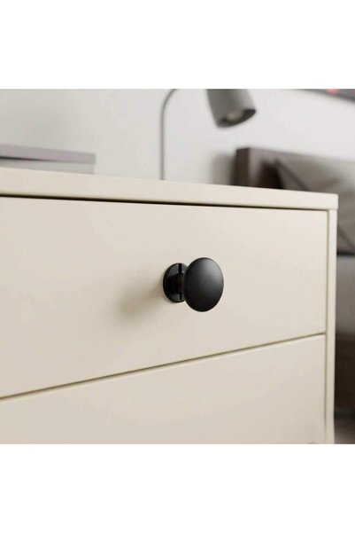 fds Furniture Handle Black Color Button Handle (F-654-D-02)