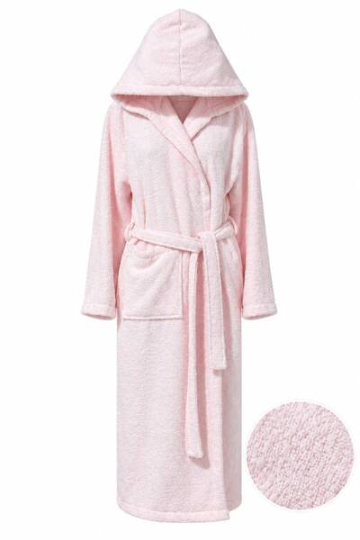 Roya home Hooded Cotton Curly Robe – Women's Men's Unisex (M-L-Xl-2Xl-3Xl-4Xl)
