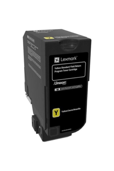 Lexmark Cartus toner 74C2SY0, yellow, 7 k