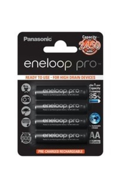 PANASONIC Eneloop 2450mAh AA battery pack 4 pcs.
