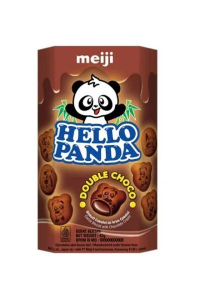 MEİJİ Hello Panda Biscuits Double Chocolate Filling 42g