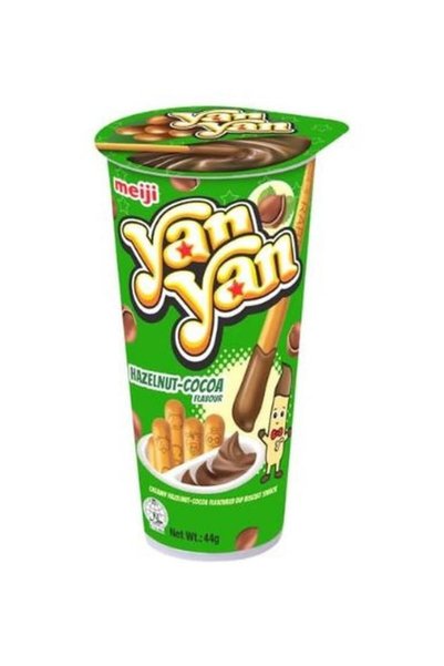 MEİJİ Yan Yan Biscuit Stick with Creamy Hazelnut Cocoa Flavoured Dip 44g