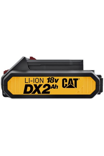 Cat Μπαταρία DXB2, 18V, 2Ah, Li-Ion, συμβατή με εργαλεία χειρός CAT, Μαύρο-Κί...
