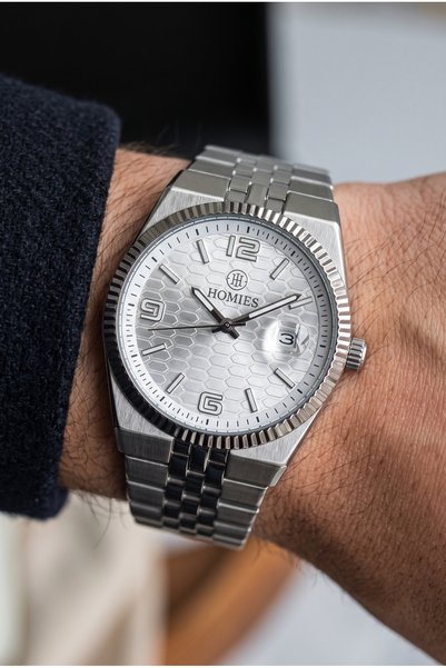 Homies Steel Cord 2 Years Warranty Men's Wristwatch