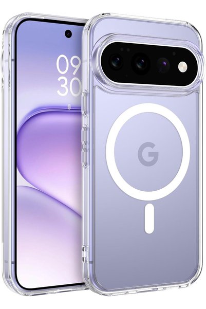 Aiyando Husa pentru Google Pixel 11 Pro cu MagSafe Crystal Clear Back Series ...