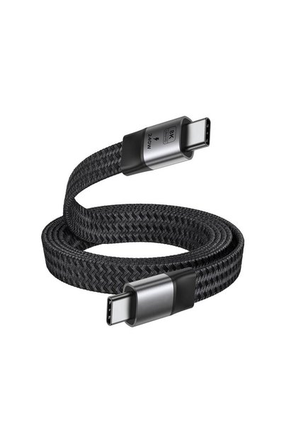 Aiyando Cablu Date USB4 Gen 4 USB-C la USB-C, Incarcare Rapida PD 240W, 40Gbp...