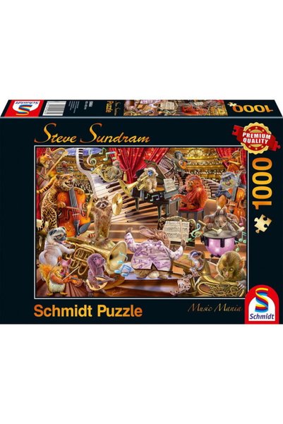 Schmidt Puzzle Schmidt: Steve Sundram - Music Mania, 1000 piese