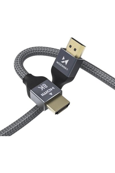 WZK Ultraboost WHDMI-30 Καλώδιο βίντεο, HDMI σε HDMI, 8K, καλώδιο 3μ, Γκρι