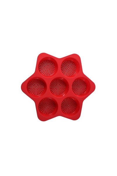OEM Forme de Silicon pentru Copt, 7 Forme Rotiunde, pentru Burgeri si Prajitu...