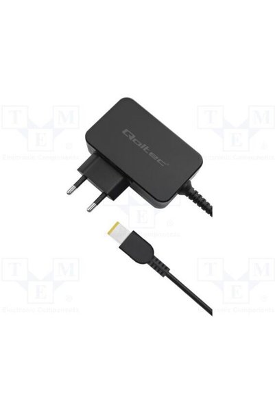 Qoltec Adapter/Inverter 51035, indoor, 45W, Black