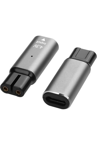 EXCEFORE محول شاحن ماكينة حلاقة نوع سي، محول USB بي دي 5 فولت 8 فولت 15 فولت،...