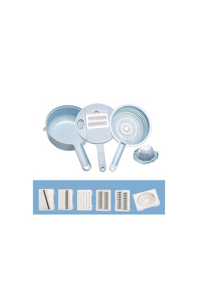 OEM Razatoare multifunctionala pentru legume, fructe, branzeturi, 10 piese, 2...