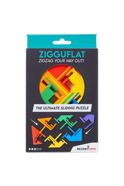 RECENT TOYS Joc logic - Zigguflat Puzzle