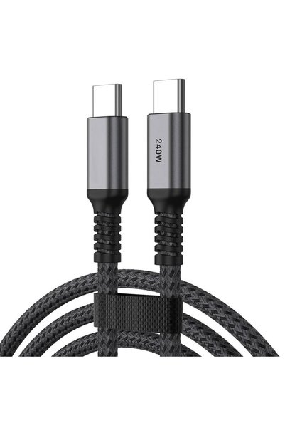 Aiyando Cablu de date USB-C la USB-C PowerSync, Încărcare rapidă PD240W (48V/...