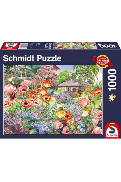 Schmidt puzzle: flowery garden, 1000 pieces