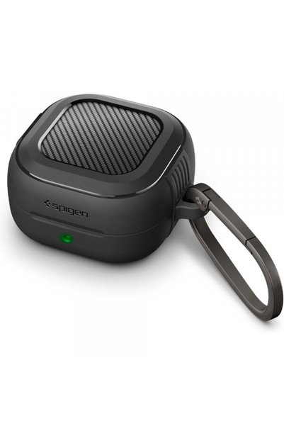 Spigen Husa Rugged Armor pentru Samsung Galaxy Buds4 / Buds4 Pro, Neagra Mata...