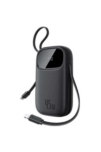 Baseus Baterie externa EnerFill FC31 Qpow 3, 20.000 mAh, 45W, cablu USB-C si ...
