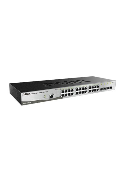 D-Link DGS-1210-28/ME, Managed Gigabit Switch with 24 10/100/1000Base-T + 4 S...