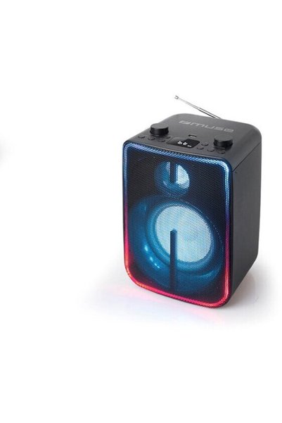 Muse Φορητό ηχείο M-1802 DJ Party box 60W Οθόνη LED, Μαύρο