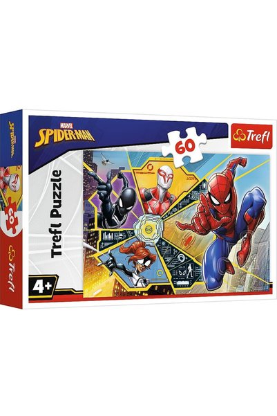 Trefl Puzzle - Spiderman, Spider Web, 60 pieces