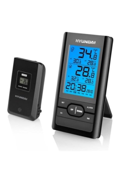 Hyundai Weather station, hyundai, hyuws1070b, temperature, humidity, clock, b...