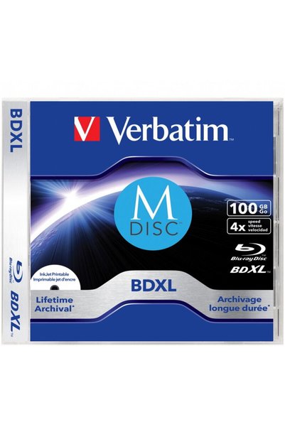 Verbatim Blanc M-DISC BD-R Verbatim, 100GB, 4X, 1 buc, 43833