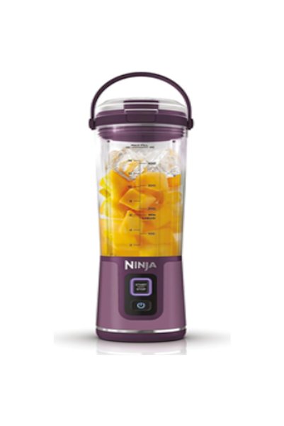 NINJA Blender portabil Blast BC151EUPR, 300W, 530 ml, baterie Li-Ion, USB-C, Mov