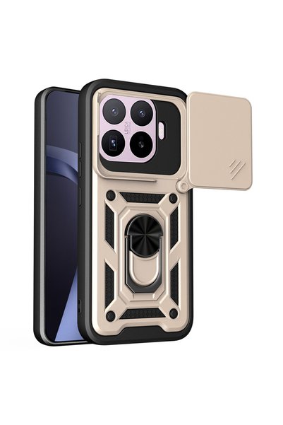 Aiyando Husa pentru Xiaomi 17T Pro Ring Armor Kickstand Tough Rugged Cover cu...