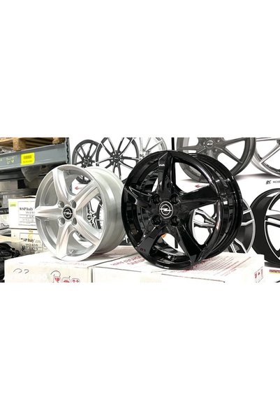 nespecificat Set 4 × Jante Opel Corsa Agila Adam Karl Noi 15", culoare Argintiu