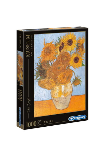 CLEMENTONI Puzzle - Van Gogh, Sunflower, 1000 pieces