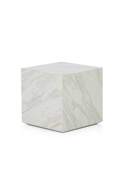 Generic Brand CHALLVOR END TABLE - WHITE