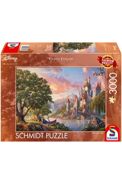 Schmidt Puzzle Schmidt: Thomas Kinkade - Disney - Lumea magica a lui Belle, 3...