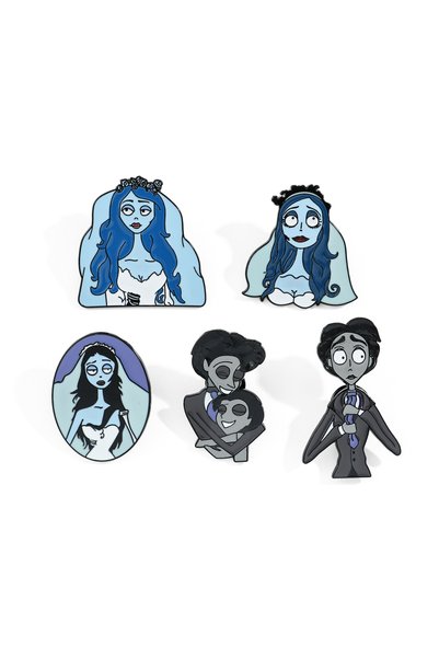 Choice XZ2491 5 Pcs Personalized Cartoon Character Brooch Set Thrilling Bride...