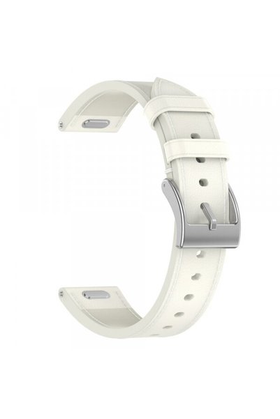 Techsuit Curea W073 pentru Huawei Watch / Garmin Watch Series, 18mm, Alb