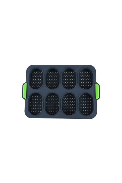 OEM Forme de Silicon pentru Copt, 8 Forme Ovale, pentru Paine si Prajituri, 3...