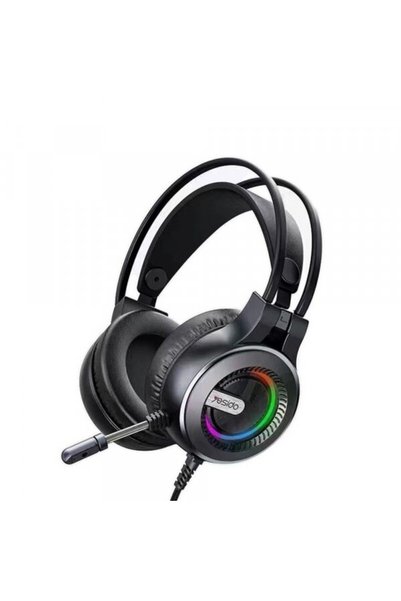 Yesido Casti Gaming 3.5m EK02, USB, Jack, RGB, 2.2m, Negru