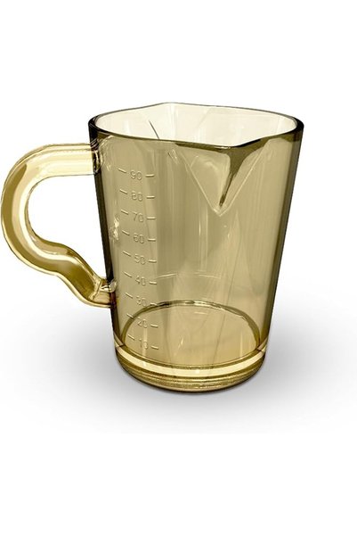 Rattleware إبريق بلاستيكي أصفر مزدوج الفوهة سعة 3 أونصات