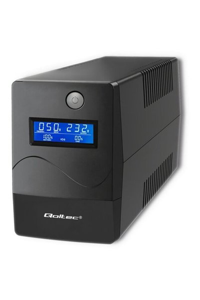 Qoltec UPS Monolith 53979, 850 VA, 480 W, Line-Interactive, 2 prize Schuko, U...