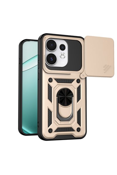 Aiyando Husa pentru Oppo Reno16 Ring Armor Kickstand Tough Rugged Cover cu pr...