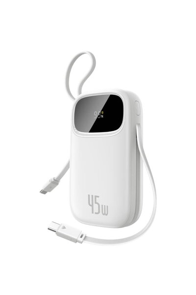 Baseus Baterie externa EnerFill FC31 20.000 mAh, 45W, cabluri duale USB-C ret...