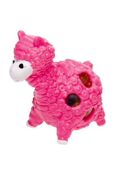 LG Imports Jucarie antistres Squeeze Ball Alpaca LG9279, Varsta 6 ani, Roz