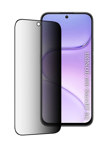 Aiyando Folie sticla pentru Honor 600 Smart 111D Privacy Full Glue, negru