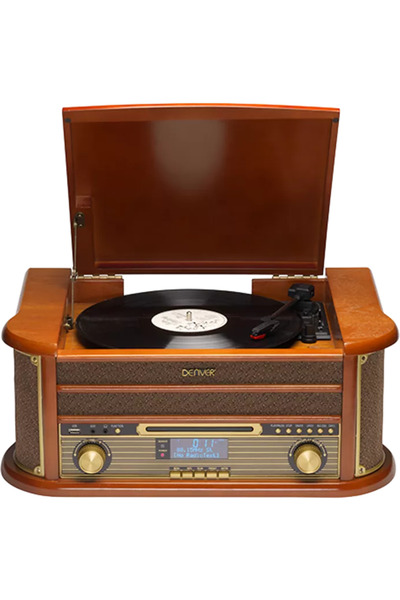 Denver Pick-Up MRD-51 cu Preamp si Difuzoare incorporate Maro