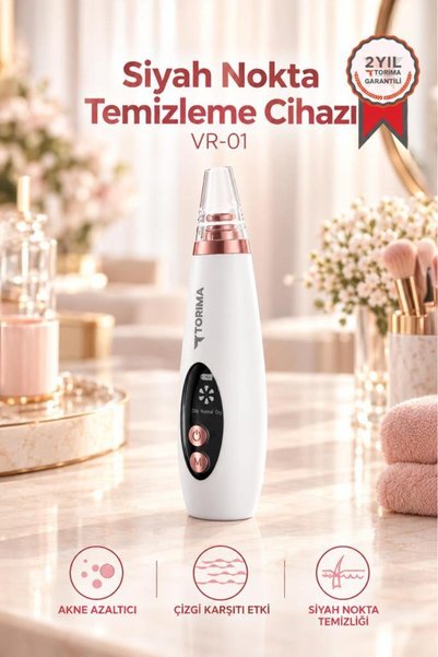 Torima Vakumlu Siyah Nokta Temizleme Aleti Akne Komedon Gözenek Bakımı Cilt B...
