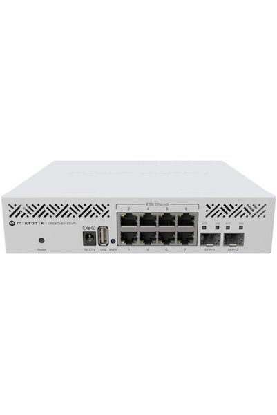 MIKROTIK Рутер Crs310-8G+2S+In, 200x206.1x44 мм, 8 Ethernet порта 2.5 Gigabit...