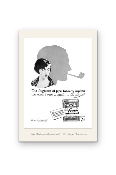 OEM Poster Carton 250g A4, Reclama Veche Antica Tutun Tuxedo 1929, Print Cole...