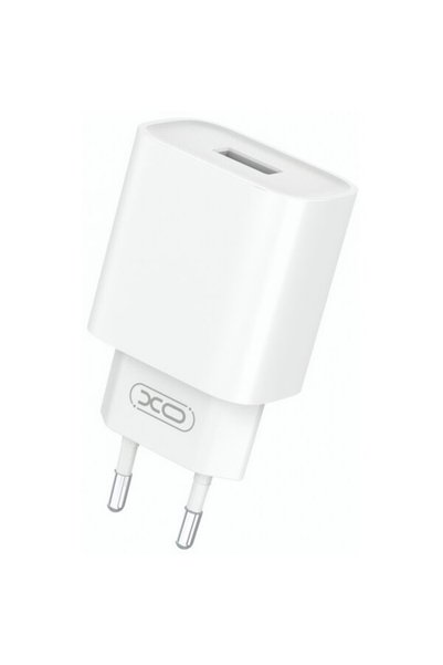 XO Design CE02D Φορτιστής ρεύματος, 18W, 3A, 1 x USB-A, Λευκό